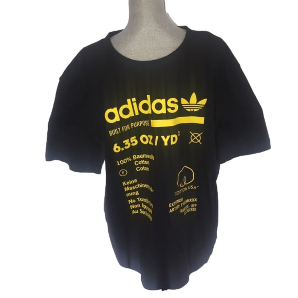 NWT Adidas Black Kaval Graphic T-shirt